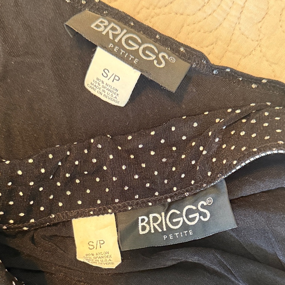 Briggs New York Black and White Polka Dot Apparel - Picture 2 of 4